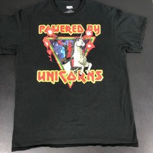 Deadpool on Unicorn T-shirt by Marvel